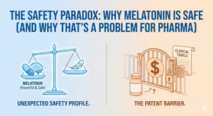 The Safety Paradox: Why Melatonin Is Safe (And Why That's a Problem for Pharma)